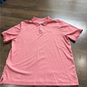 Tommy Bahama Mens Pink Polo Shirt